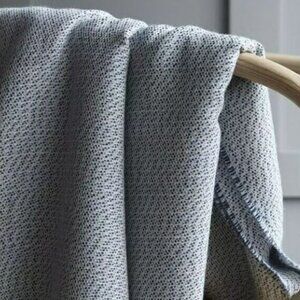 New ELVANG Denmark Breeze Plaid 100% Baby Alpaca Throw 51x79